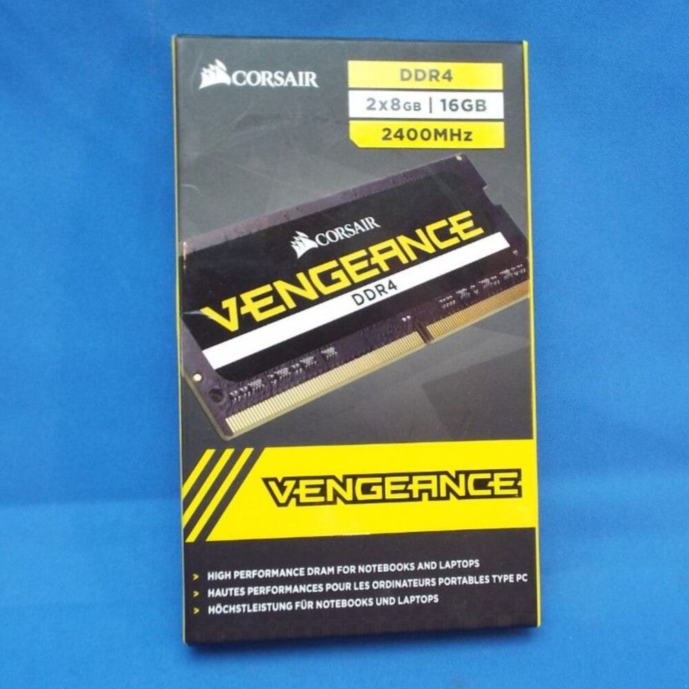 Corsair Vengeance CMSX16GX4M2A2400C16 16GB DDR4 SODIMM 2400MHz CL16 Memory Kit